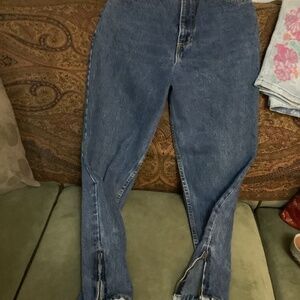 1980s Vintage 3 Zipper Dark/Medium Wash Guess Jeans - THE ORIGNAL MARILYN - GOAT